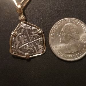 2 Reale Atocha Coin Pendant